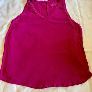 Time and Tru Pink Sleeveless Tank Top Relaxed Fit